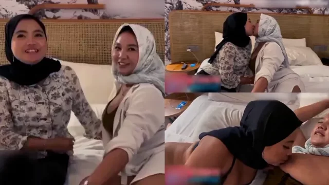 Bokep Indo 2 Tante Hijab Montok Cewek Lesbian