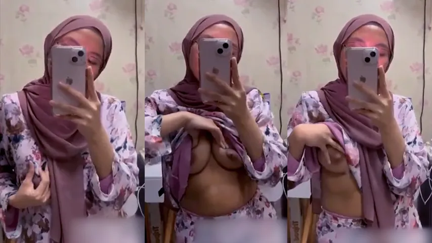 Hijab Binal Pap Toket Depan Kaca